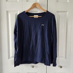 4/$25 Rachel Hollis Navy Long Sleeve Shirt